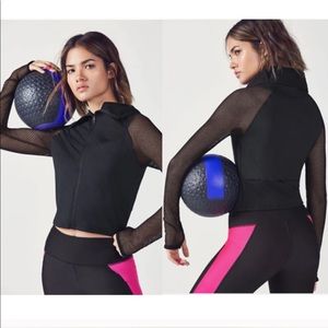 NWT Demi Lovato Fabletics Bella midi mesh jacket